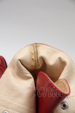 画像9: PINK HOUSE / 編み上げブーツ L レッド T-26-02-10-036-LO-SH-SA-ZT