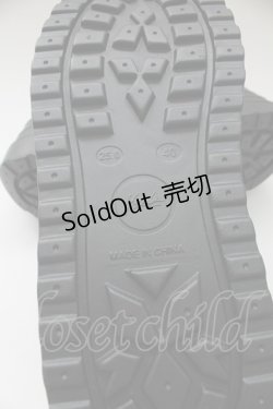 画像10: YOSUKE / 厚底レースアップスニーカー 25.0cm ブラック T-26-02-10-037-PU-SH-OW-ZT