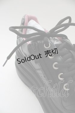 画像14: YOSUKE / 厚底レースアップスニーカー 25.0cm ブラック T-26-02-10-037-PU-SH-OW-ZT