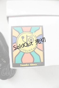 画像16: YOSUKE / 厚底レースアップスニーカー 25.0cm ブラック T-26-02-10-037-PU-SH-OW-ZT