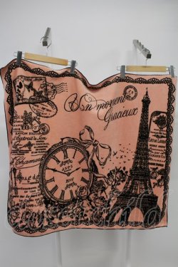 画像1: axes femme / ブランケット  ピンク T-26-02-10-038-AX-ZA-IG-ZT