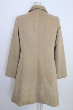画像2: axes femme / レース襟コート  キャメル T-26-02-10-006-AX-CO-IG-ZT