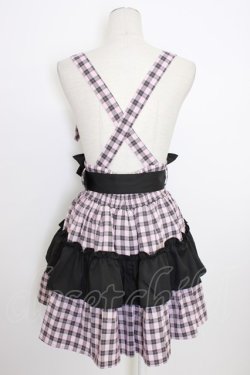 画像2: Ank Rouge / Be mqin サス付きティアードスカート M ピンク T-26-02-10-007-CA-SK-SA-ZT