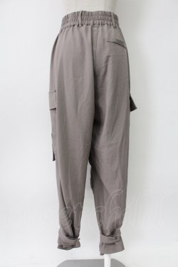 画像2: axes femme / ミリタリー風カーゴパンツ  カーキ T-26-02-10-010-AX-PA-SA-ZT