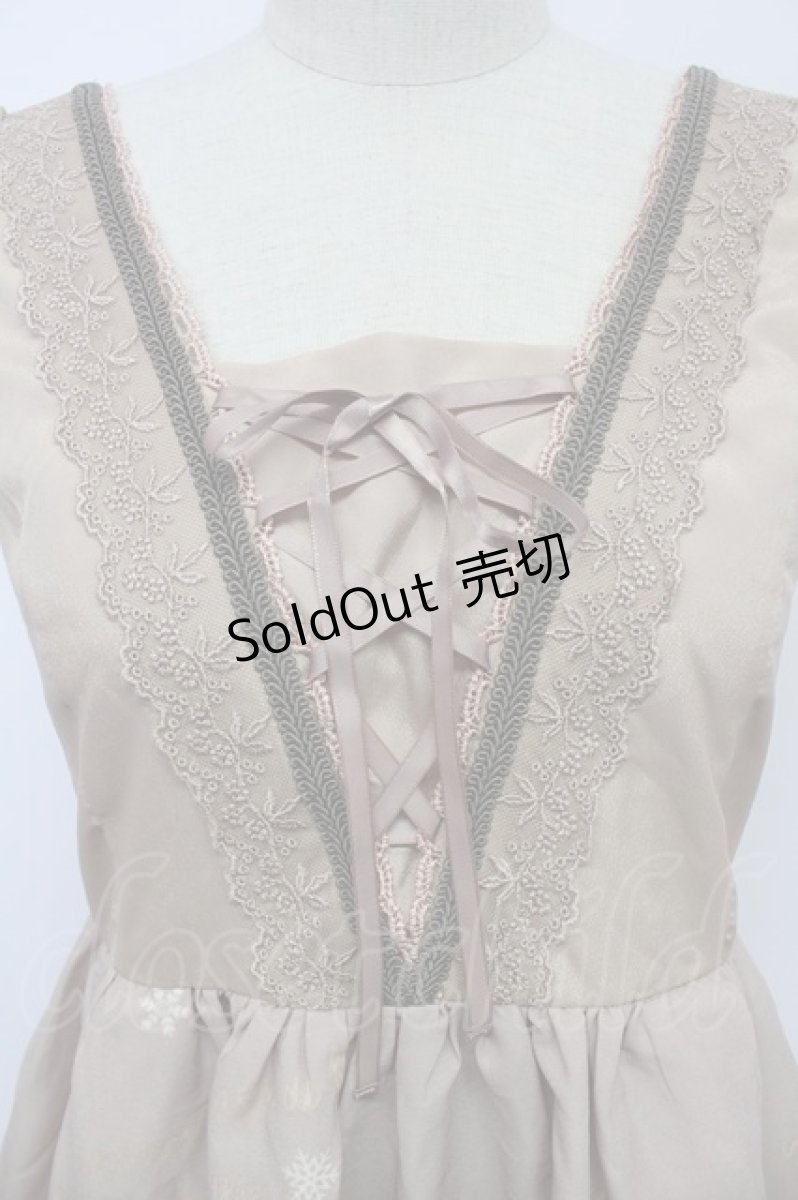 画像3: axes femme / メッセージカードパネル柄ワンピース M ワイン T-26-02-15-029-AX-OP-SA-ZT560 (3)
