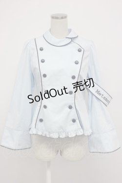 画像1: metamorphose / Little Nurse 長袖ブラウス 1 サックス T-26-02-15-030-ME-BL-SA-ZT