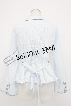 画像2: metamorphose / Little Nurse 長袖ブラウス 1 サックス T-26-02-15-030-ME-BL-SA-ZT