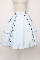 metamorphose / Little Nurse フリルスカート 1 サックス T-26-02-15-031-ME-SK-SA-ZT