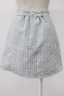 画像2: Ank Rouge / ツイードパールボタンスカート  グレーＸ白 T-26-02-15-032-CA-SK-SA-ZT