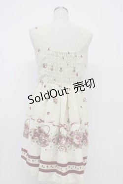 画像2: axes femme / フローラルメルヘン柄ワンピース M キナリ T-26-02-15-034-AX-OP-SA-ZT