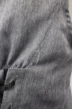 画像3: axes femme / 花刺繍レースアップベスト  グレーＸ黒 T-26-02-15-038-AX-TO-SA-ZT