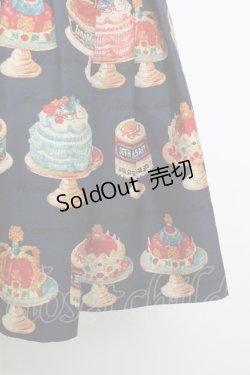 画像3: Jane Marple / アニバーサリーケーキミニスカート  ネイビー T-26-02-15-004-JM-SK-SA-ZT