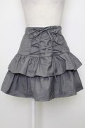 jouetie / レースアップティアードミニスカパン M グレー T-26-02-15-006-EL-SK-SA-ZT