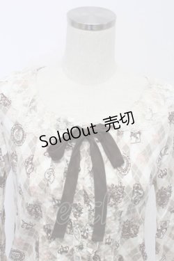 画像3: Ank Rouge / トランプ柄長袖ブラウス M ピンク T-26-02-15-009-CA-BL-SA-ZT543