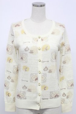 画像1: Ank Rouge / カフェptカーディガン M アイボリー T-26-02-15-010-CA-TO-SA-ZT