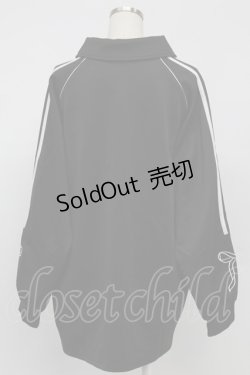 画像2: Honey Cinnamon / Honey Kitten袖ラインユニフォームトップス  黒Ｘ白 T-26-02-15-012-LO-JA-SA-ZT548