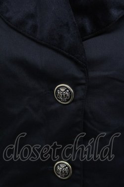 画像5: Eri Aino's collaboration / ツイル*ベロアジャケット LL 黒Ｘ白 T-26-02-15-013-PU-JA-SA-ZT