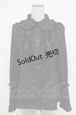 画像1: ALICE and the PIRATES / 「BABY仕掛けのFairy tale〜Pop-up Labyrinthへようこそ〜」ブラウス  黒 T-26-02-15-016-PA-BL-SA-ZT564