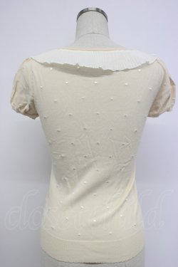 画像2: LODISPOTTO / 襟付き半袖プルオーバー M アイボリー T-26-02-15-019-LO-TO-SA-ZT