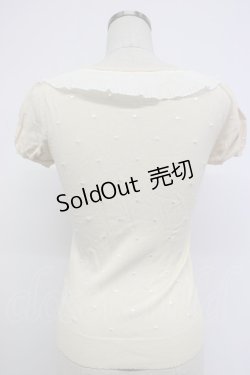 画像2: LODISPOTTO / 襟付き半袖プルオーバー M アイボリー T-26-02-15-019-LO-TO-SA-ZT