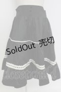 Eri Aino's Collection / シャーロットの水曜日スカート LL 黒Ｘ白 T-26-02-15-021-PU-SK-SA-ZT