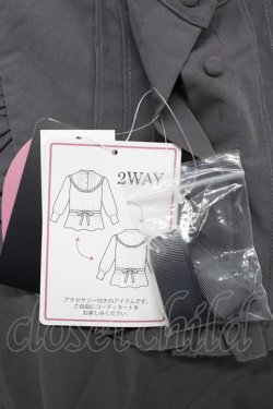 画像3: FLC / 皆方由衣コラボペプラムブラウス L グレー T-26-02-15-022-LO-BL-SA-ZT