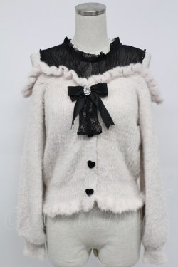 画像1: LIZ LISA / レイヤード風肩あきニット  ピンクｘ黒 T-26-02-15-024-LO-TO-SA-ZT