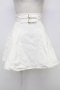 evelyn / ダブルベルトスカート  白 T-26-02-15-025-LO-SK-SA-ZT