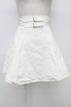 画像1: evelyn / ダブルベルトスカート  白 T-26-02-15-025-LO-SK-SA-ZT