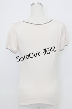 画像2: LODISPOTTO / 水玉半袖ニットトップス M ベージュ T-26-02-15-027-LO-TO-SA-ZT