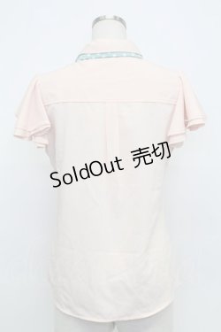 画像2: Ank Rouge / キャンディ刺繍開襟ブラウス M オレンジ×グリーン T-26-02-15-028-CA-BL-SA-ZT