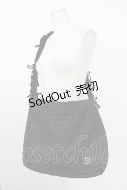 画像1: majoretty / MRハートキルトSD ショルダーバッグ  黒 T-26-02-16-024-GO-BG-SA-ZT501