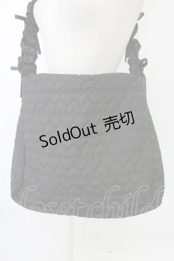 画像2: majoretty / MRハートキルトSD ショルダーバッグ  黒 T-26-02-16-024-GO-BG-SA-ZT501