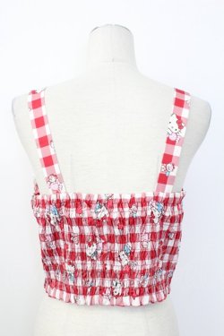 画像2: Jamieエーエヌケー / ハローキティ リボンビスチェ M レッド T-26-02-16-001-0-TO-SA-ZT