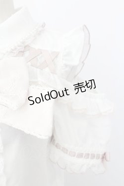 画像4: LIZ LISA / ハートリボンオフショル半袖ブラウス  白Ｘピンク T-26-02-16-005-LO-BL-SA-ZT