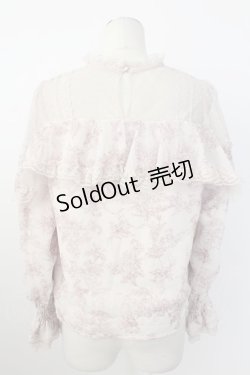 画像2: Rojita / ボリュームレースラッフルブラウス  ピンク T-26-02-16-006-LO-BL-SA-ZT