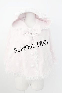 画像1: Ank Rouge / うさちゃんレースポンチョ  ピンク T-26-02-16-007-CA-JA-SA-ZT