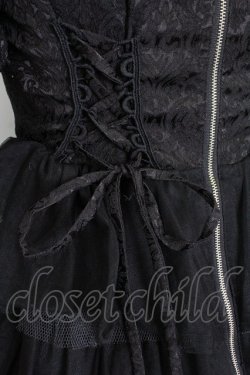 画像3: Ank Rouge / ゴブランワンピース  黒 T-26-02-16-012-CA-OP-SA-ZT