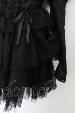 画像4: Ank Rouge / ゴブランワンピース  黒 T-26-02-16-012-CA-OP-SA-ZT