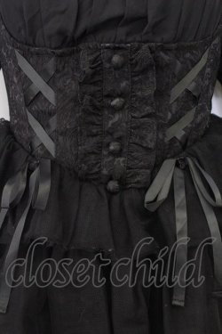 画像5: Ank Rouge / ゴブランワンピース  黒 T-26-02-16-012-CA-OP-SA-ZT