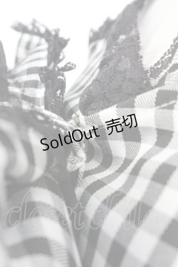 画像3: Ank Rouge / ギンガムリボンコンビネゾン  黒Ｘ白 T-26-02-16-013-CA-OP-SA-ZT