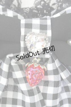 画像4: Ank Rouge / ギンガムリボンコンビネゾン  黒Ｘ白 T-26-02-16-013-CA-OP-SA-ZT