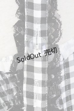 画像5: Ank Rouge / ギンガムリボンコンビネゾン  黒Ｘ白 T-26-02-16-013-CA-OP-SA-ZT