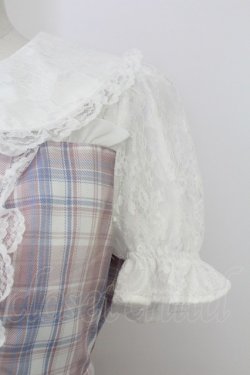 画像4: Ank Rouge / プリンセスおりぼんワンピース  ピンクＸ青チェック T-26-02-16-015-CA-OP-SA-ZT