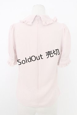 画像2: Ank Rouge / いちご刺繍&パール半袖トップス  ピンク T-26-02-16-002-CA-BL-SA-ZT556