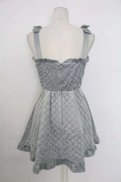 画像2: Honey Cinnamon / スパンコールリボンジャンパースカート  表面テカリ、毛羽立ち T-26-02-16-016-LO-OP-SA-ZT