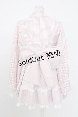 画像2: Ank Rouge / ギンガムメイド浴衣ドレス  ピンク T-26-02-16-018-CA-OP-SA-ZT543