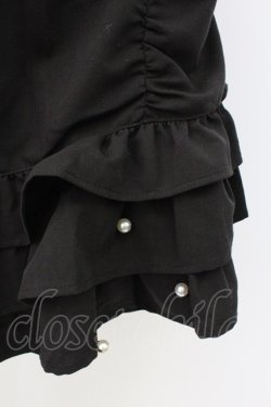 画像3: Ank Rouge / アシンメトリーフリルスカート M ブラック T-26-02-16-021-CA-SK-SA-ZT