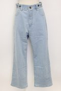 axes femme / 調整ボタン付デニムパンツ M ブリーチ T-26-02-17-029-AX-PA-SA-ZT