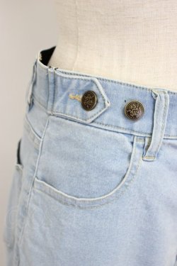 画像3: axes femme / 調整ボタン付デニムパンツ M ブリーチ T-26-02-17-029-AX-PA-SA-ZT